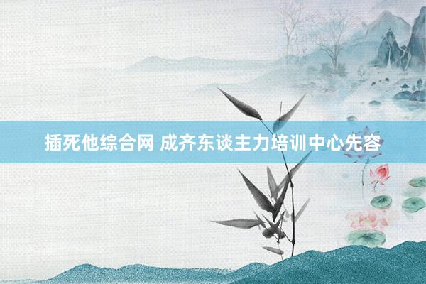 插死他综合网 成齐东谈主力培训中心先容