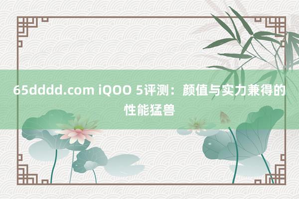 65dddd.com iQOO 5评测：颜值与实力兼得的性能猛兽