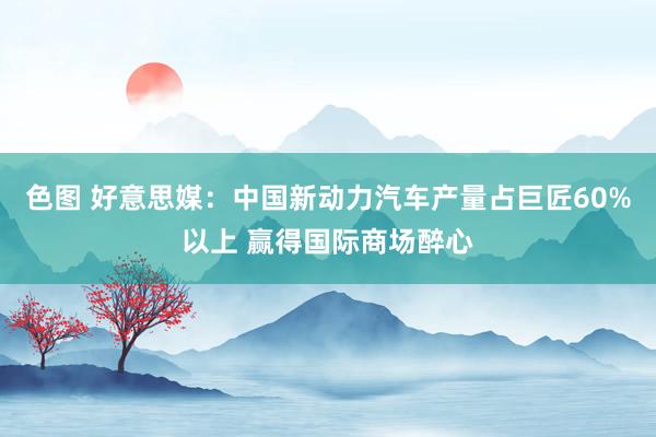 色图 好意思媒：中国新动力汽车产量占巨匠60%以上 赢得国际商场醉心